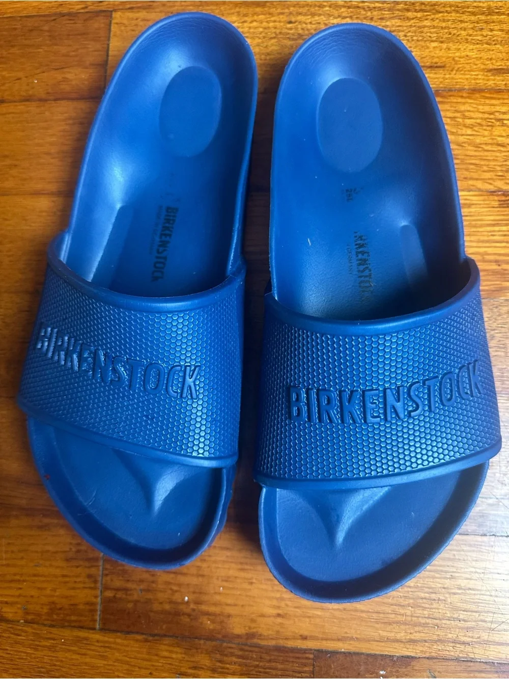 Birkenstock Women Navy Blue EVA Slide Sandals size 8 (39)